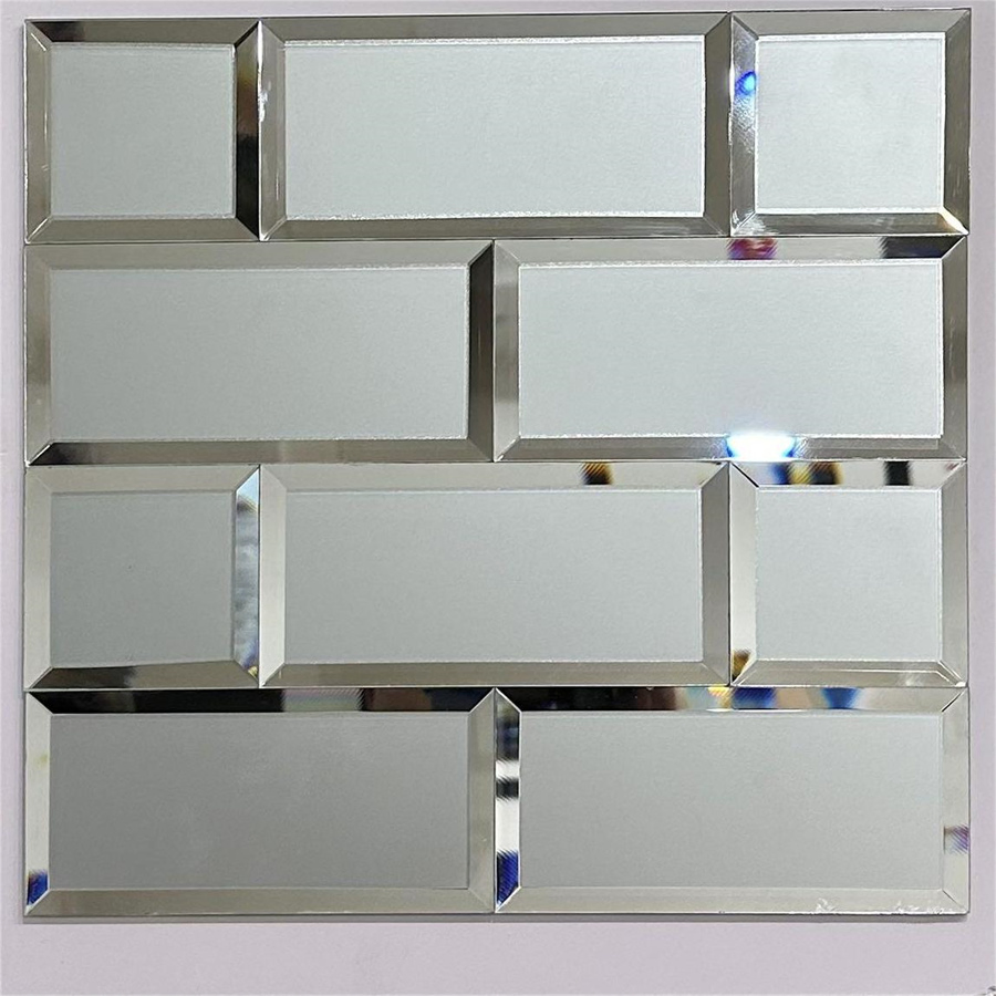 Bathroom Shower SPA Iridescent Tile Mosaic Hot Melt White Blue Color Square Iridescent Glass Swimming Pool Tile Mosaic