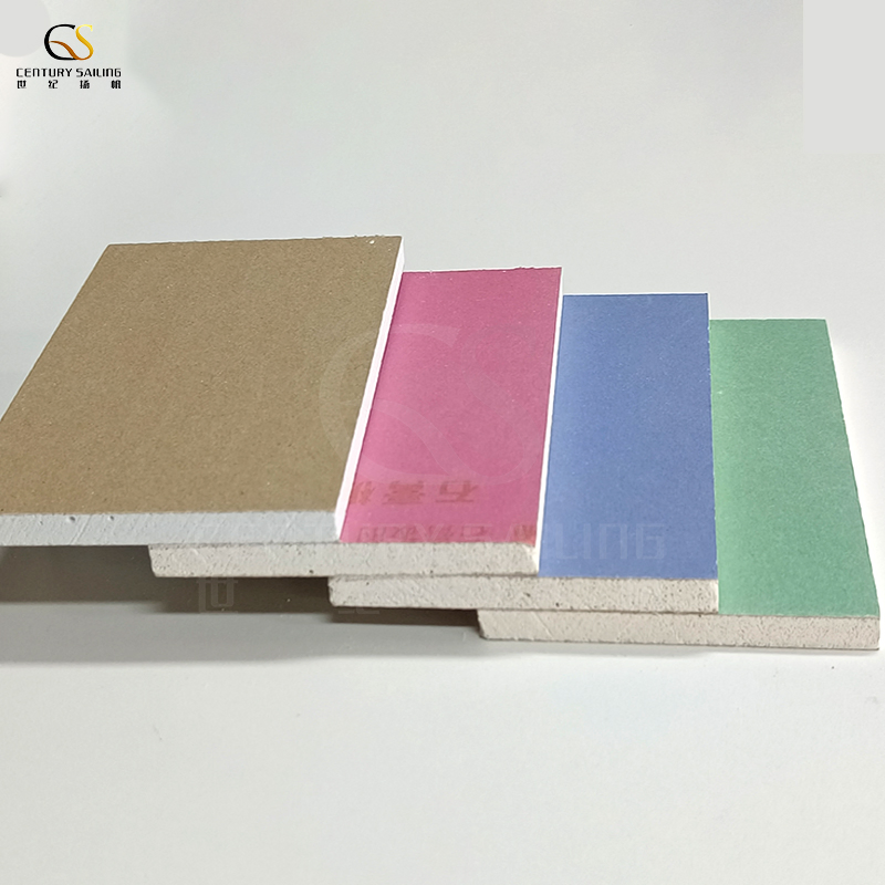 1200X2400mm 9.5mm Water Resistant Paper Faced Gypsum Board Manufacturer for Office