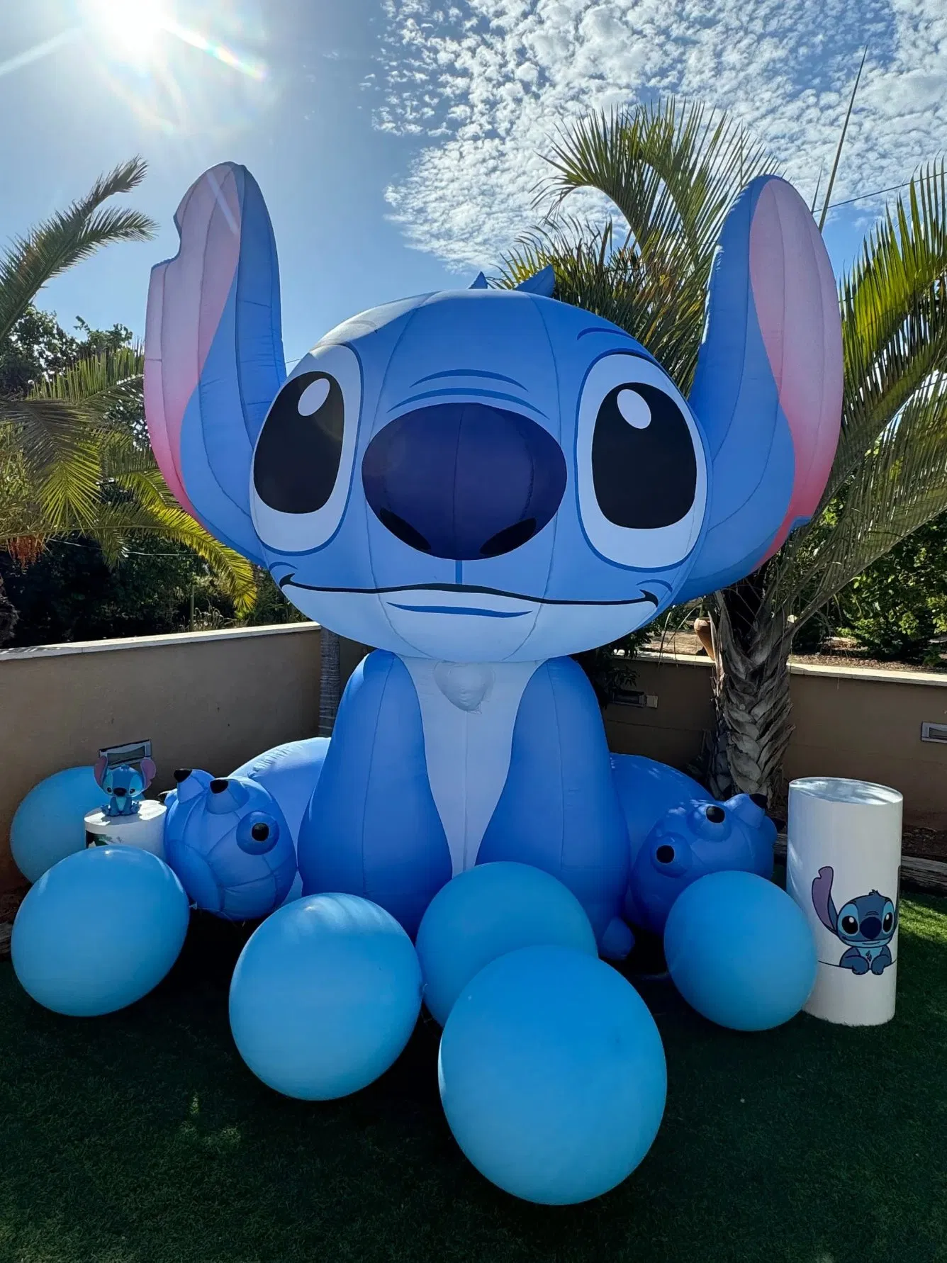 Boyi Advertising Inflatable Stitch Giant Inflatable Cartoon Stitch Character