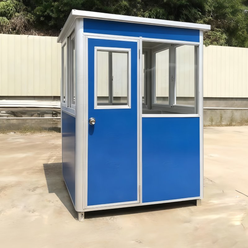 Best Seller Custom Steel Structure Luxury Modular Mobile Modern Portable Prefab Security Guard Container Houses for Prefabricated Kiosks Outdoor Use