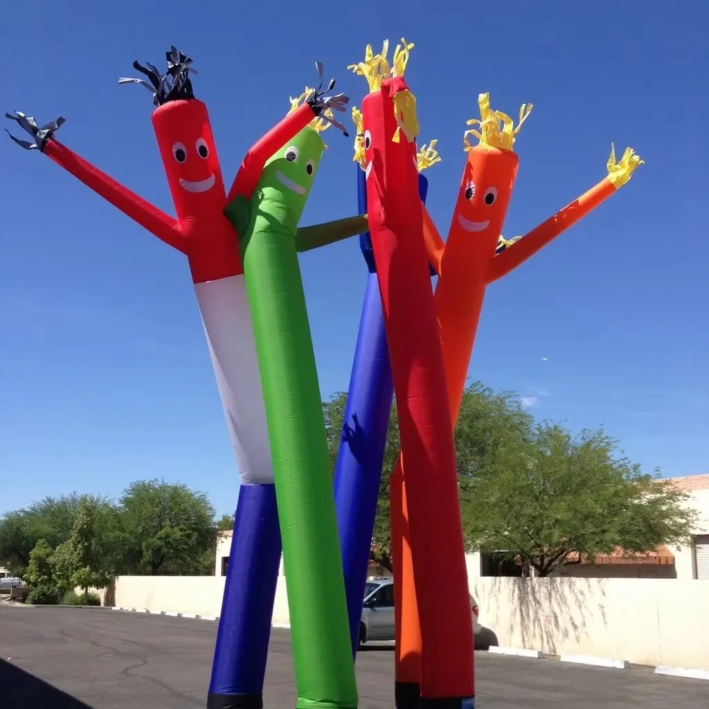 Double Leg Waving Inflatable Air Dancer Tube Man Advertising Inflatable Air Sky Dancer with Blower