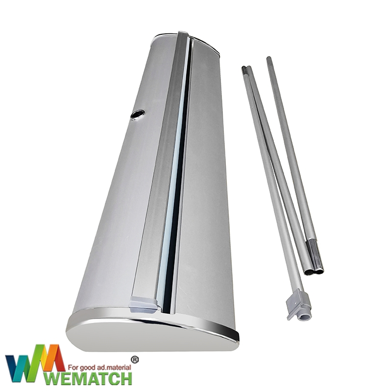 Retractable Wide Base Aluminum Display Roll up Banner Stand for Advertisement