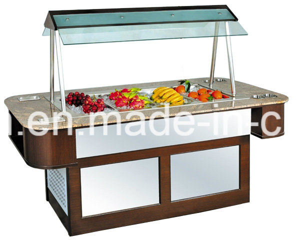 Cheering Hotel Equipment Commercial Salad Bar Fridge with Ce