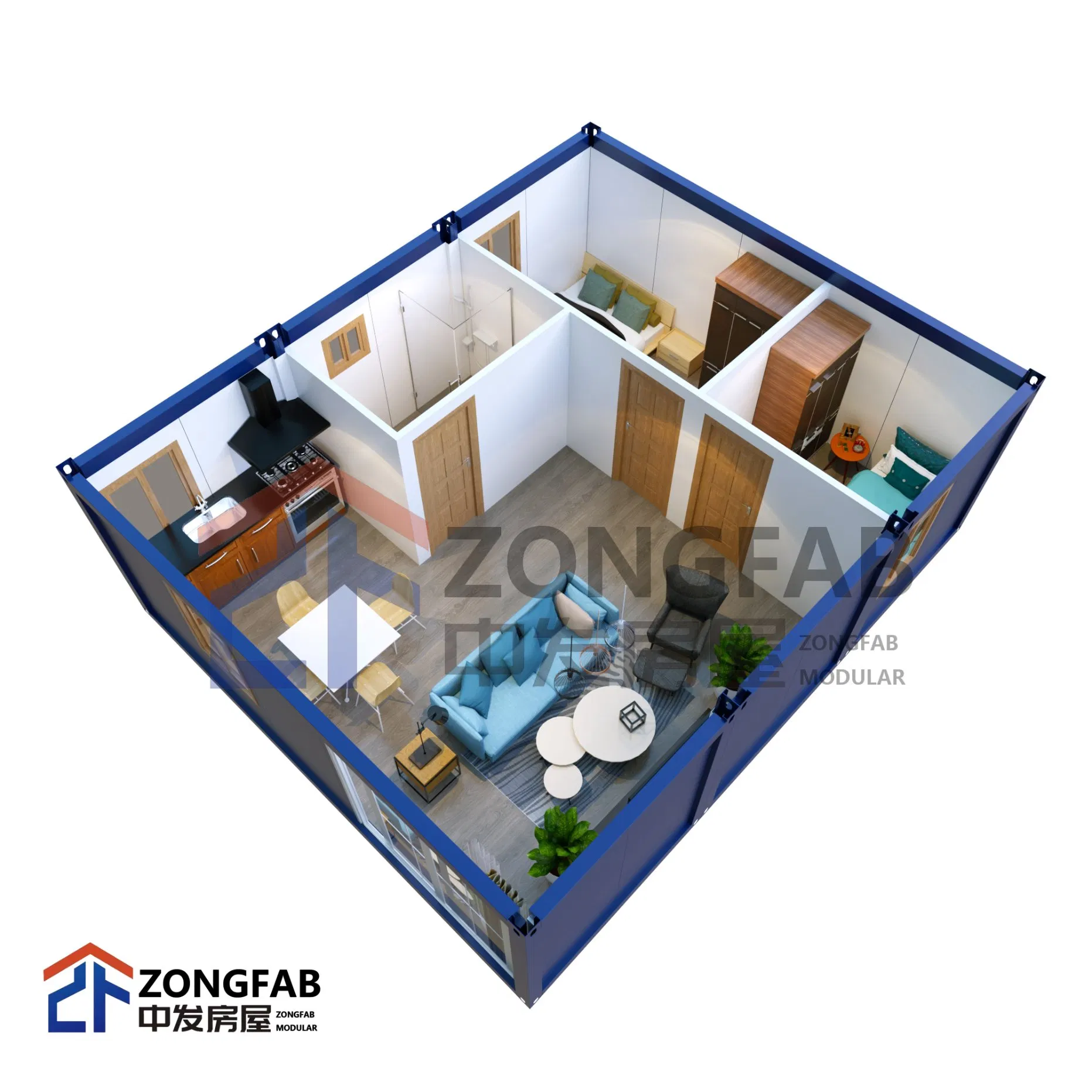 Luxury Tiny Modular Tiny Steel Modular Prefab Prefabricated Container House Home Villa for Hotel