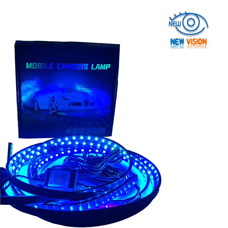 RGB LED подсветка днища авто 12V, управление через APP