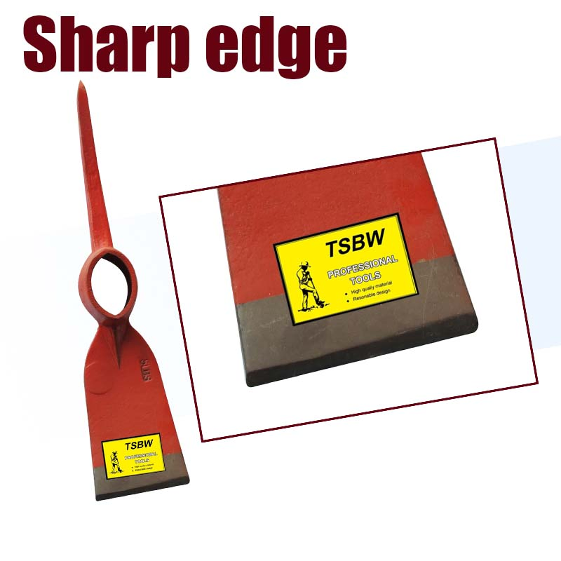 Pico Rail Steel Machine Forged Pickaxe Head Garden Farming Digging Mattock