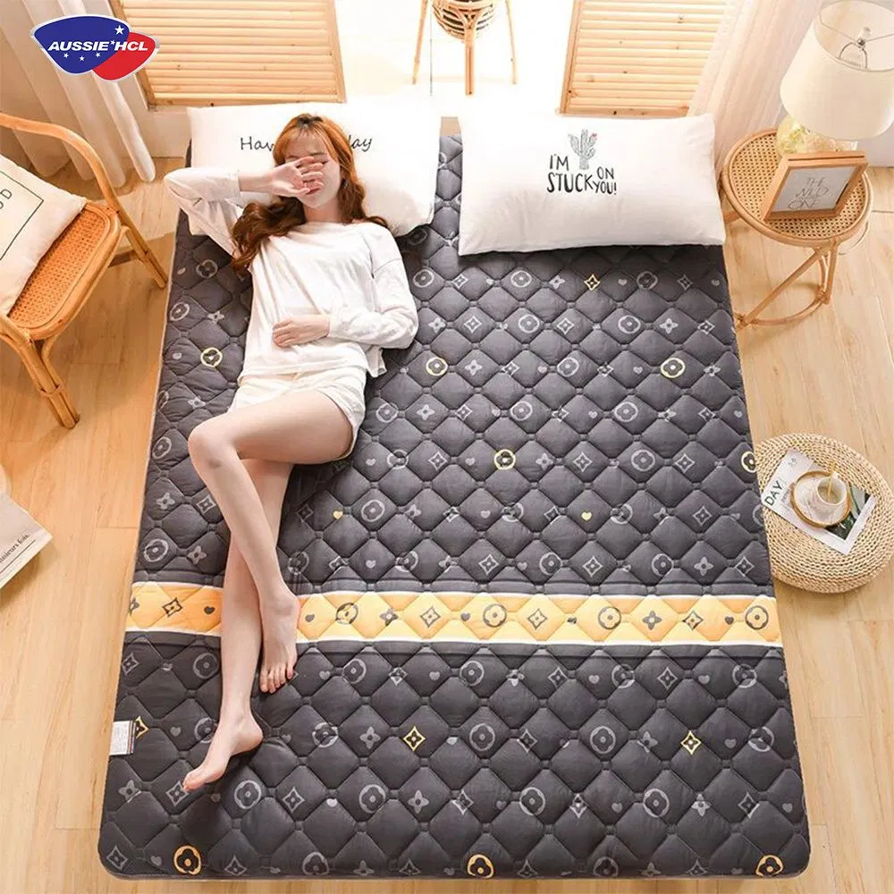 Colchones 90X200cm Roll up Japanese Floor Futon Mattress Tatami Floor Portable Camping Memory Foam Foldable Floor Lounger Couch Bed Double Mattress Topper