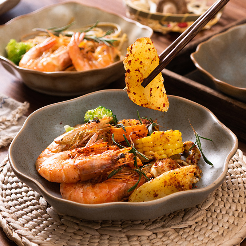 Porcelain Tableware Ceramic Dinner Plate Food Container Kitchenware Microwave Safe Cntradepartner