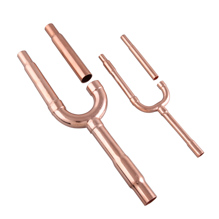 Hailiang Midea Y Shape Refnet Branch Piping Kits Copper Branch Pipe