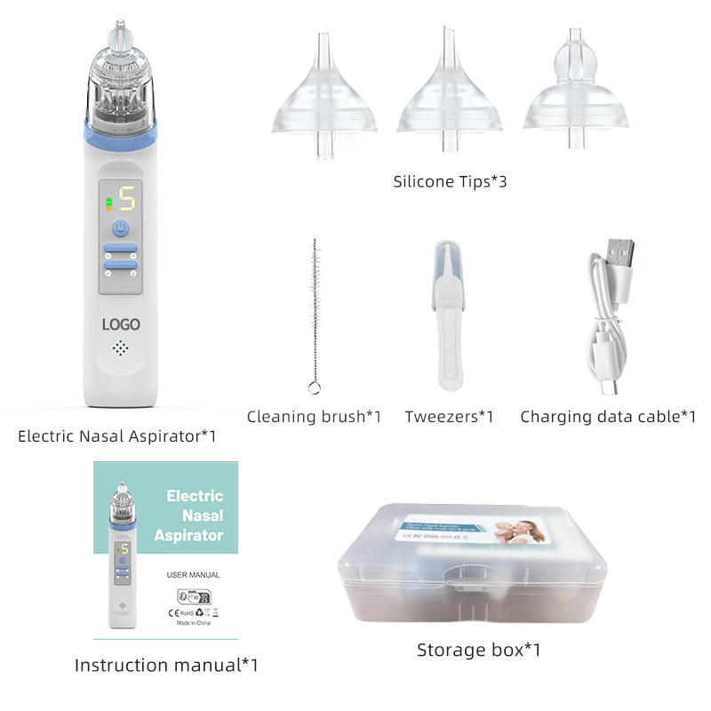 Wholesale OEM/ODM Electric Baby Suction Nose Care Nasal Aspirator for Babies Baby