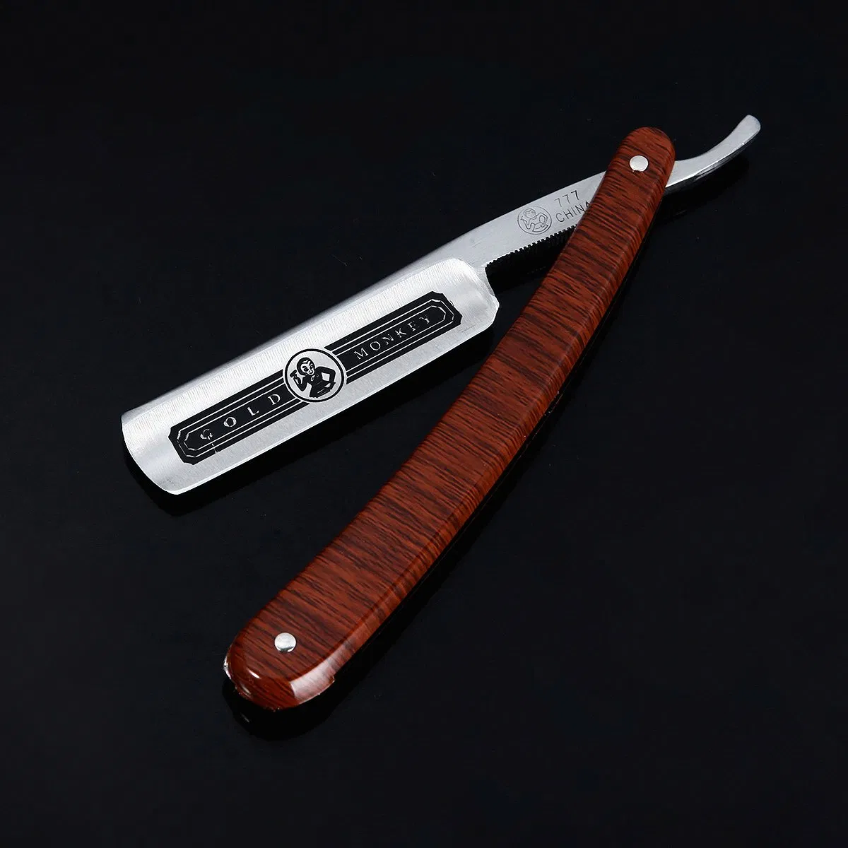 Private Label Stainless Steel Straight Men Barber Shaving Razor