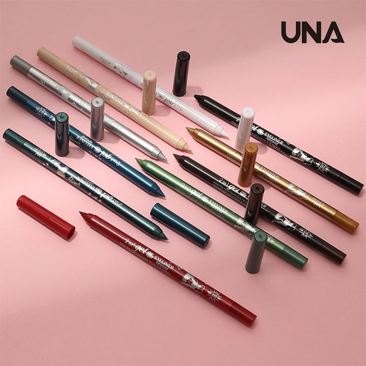 New 2-in-1 Durable Waterproof No Dizzy Eyeliner Gel Pencil Lip Liner 10 Colors Eye Liners Pen Beauty Makeup