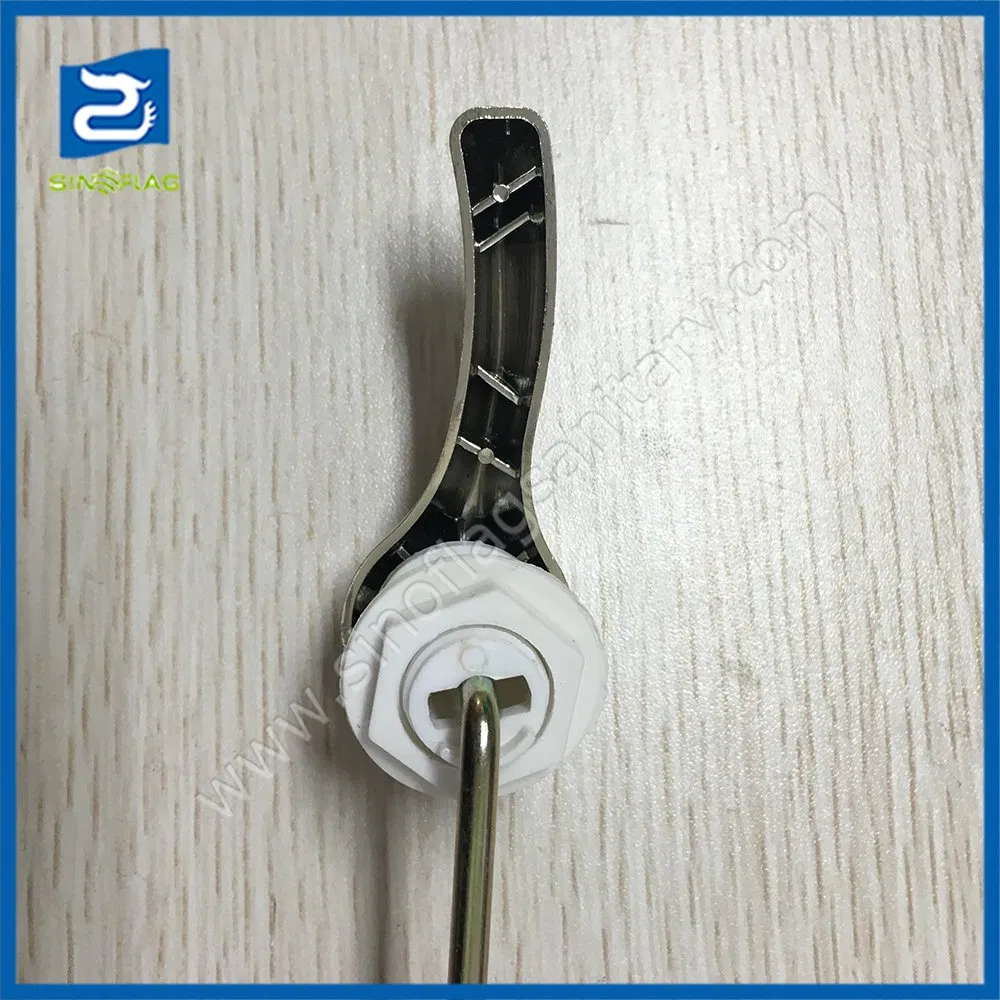 Toilet Tank Flush Lever with Metal Rod
