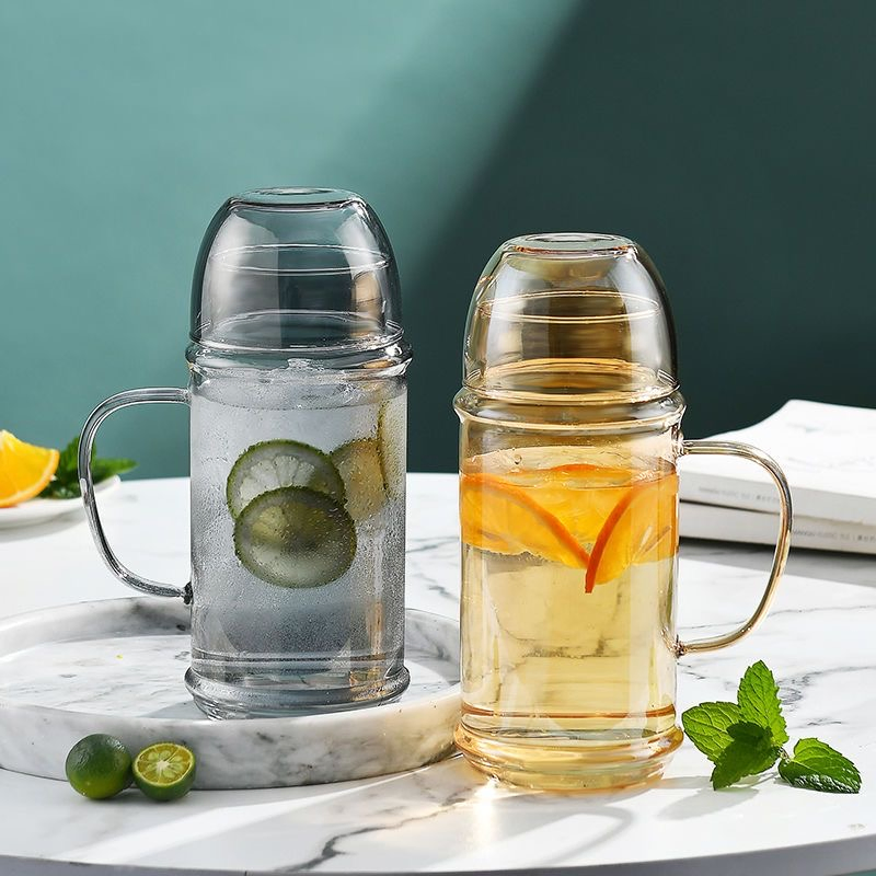 High Borosilicate Glass Pot Large Capacity Teapot Pitcher1.1L Pot Glass Pitcher with Handle
