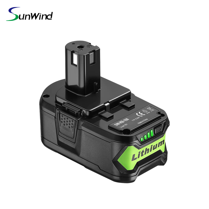 18V 5.5ah 6.2ah P108 Rechargeable Power Tool Battery for Ryobi P108
