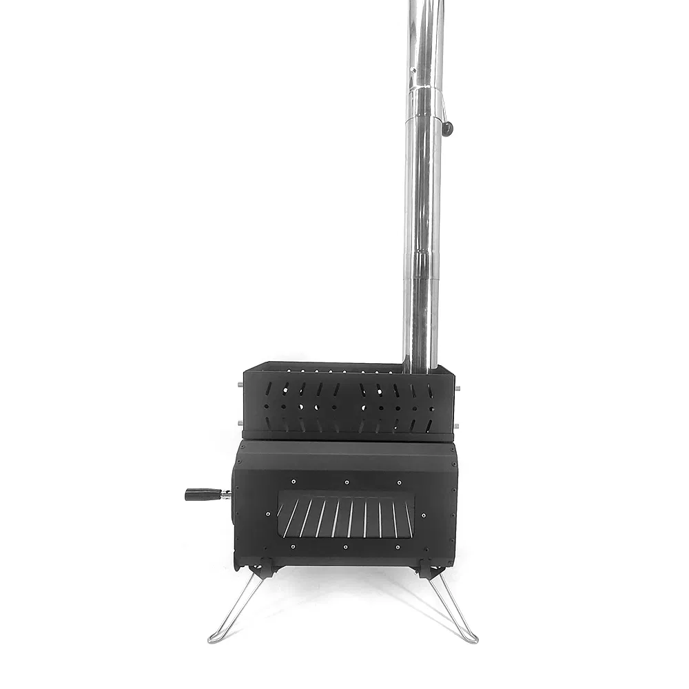 Портативная дровяная печь для палатки и сауны