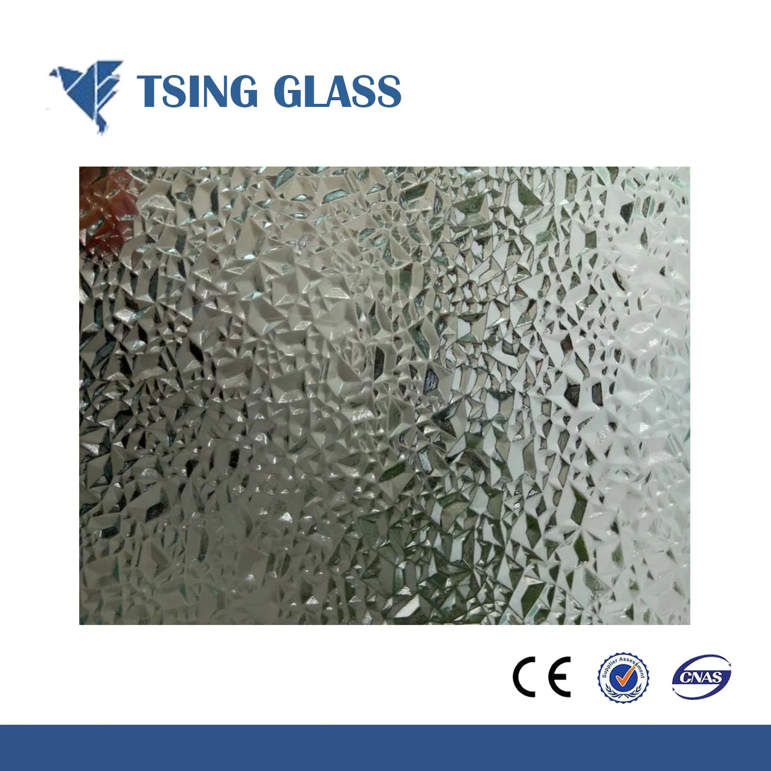 Toughened Patterned Glass for Household Appliance Furniture Glass