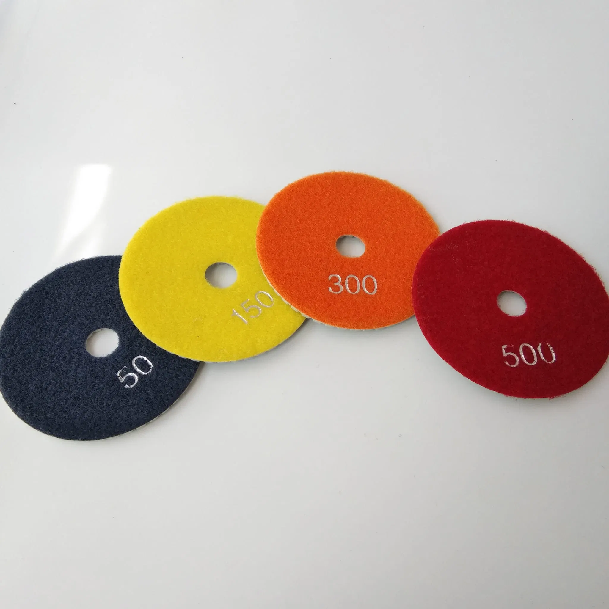 Wet Polishing Pad Diamond Flexible Pads Fixed on Air Polisher