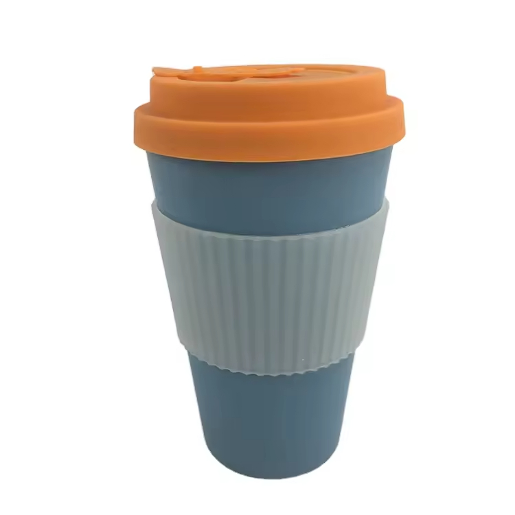Wholesale Hot Sell Biodegradable Reusable Eco-Friendly Bamboo Fiber Mug Takeaway Coffee Cup