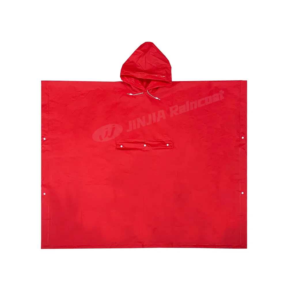 Lightweight Transparent Blue Waterproof EVA Rain Foldable Outdoor Poncho Raincoat