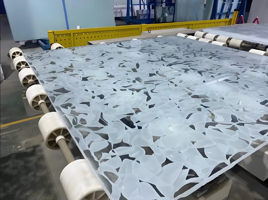 Colorful Tempered Jade Decorative Safety Glass
