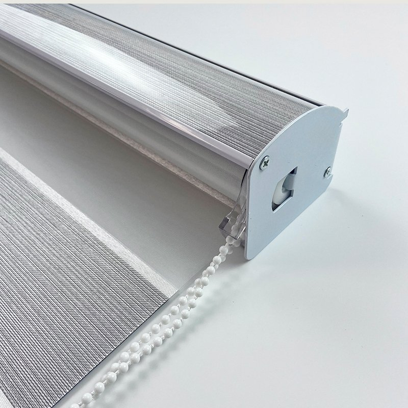 Zebra Blinds Double Layer Roller Shades Rainbow Curtains Day and Night