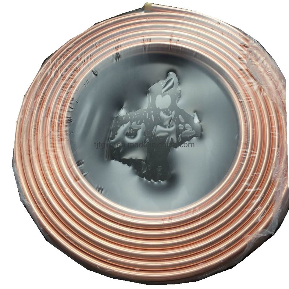 ASTM C10100 C1100 C1200 Copper Pipe in Roil 30feet for AC