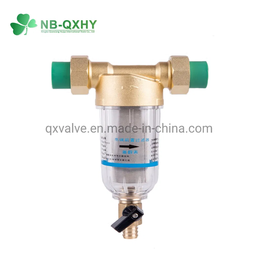 China Portable Mini Home Pure Sediment Mesh Drinking Water Purification Filtration System Water Pre Purifier Filter