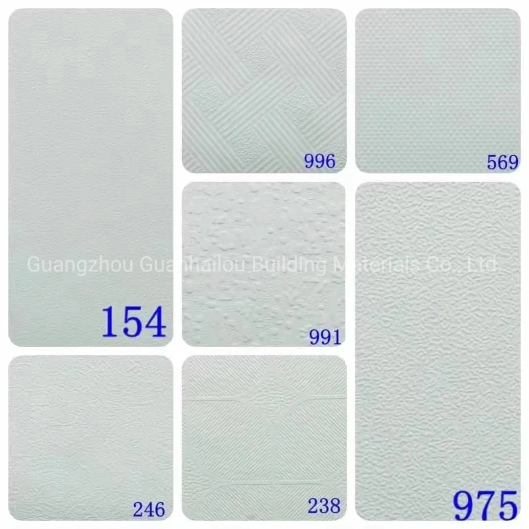 Fire-Resistance Water-Proof Antibacterial Gypsum Ceiling for Office/Supermarket/Shopping Mall