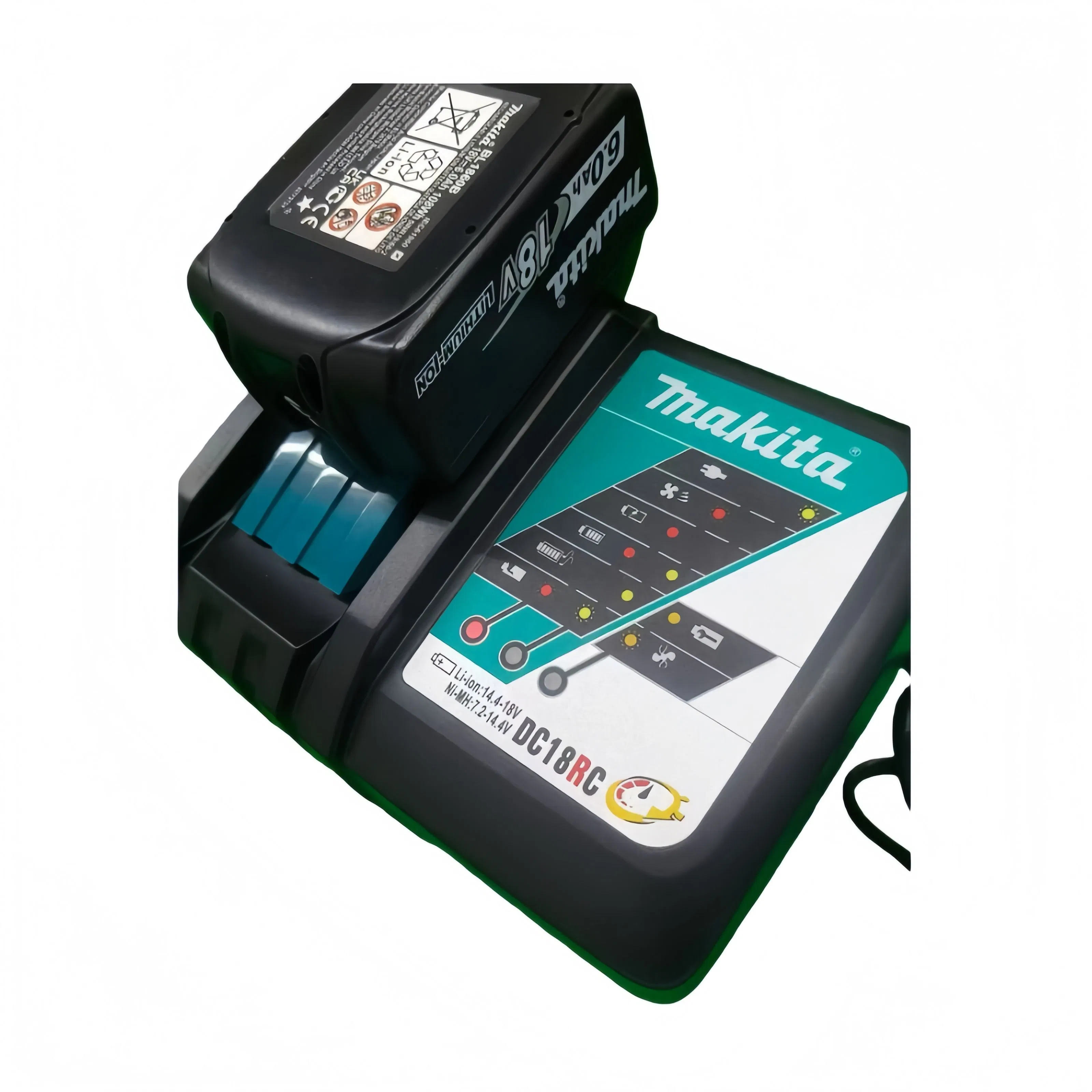 Быстрая зарядка для аккумуляторов Makita 14.4V-18V