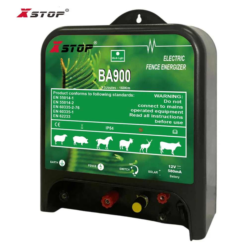 Xstop 9 J Electric Fence Energizer for Farm and Aggresisive Animals