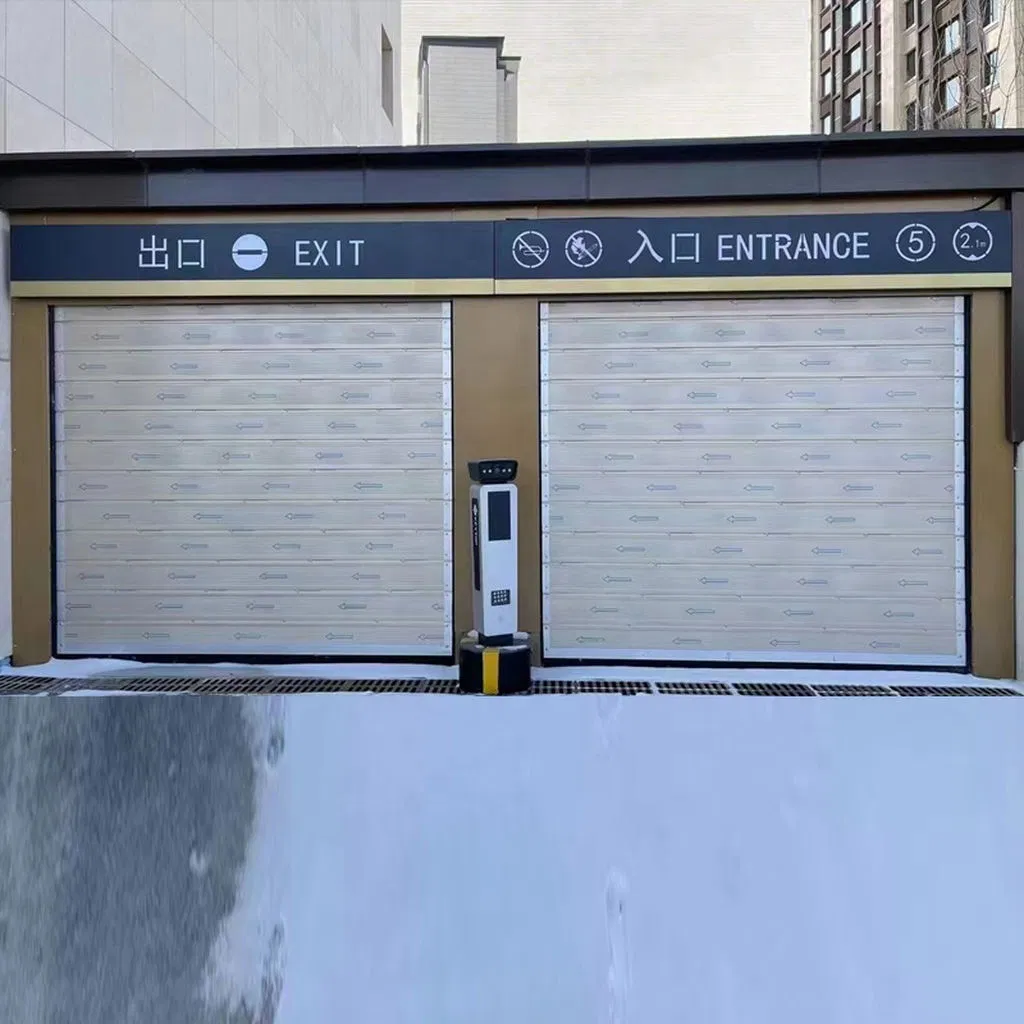 Hard Panel Customized Spiral Hard Aluminum Fast Door High Speed Rolling Door