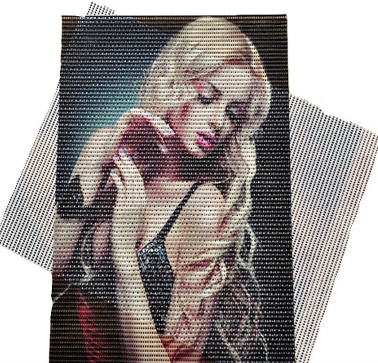 Outdoor Printable PVC Mesh Flex PVC Lona Banner for Advertising Digital Print Inkjet Media Eco Solvent