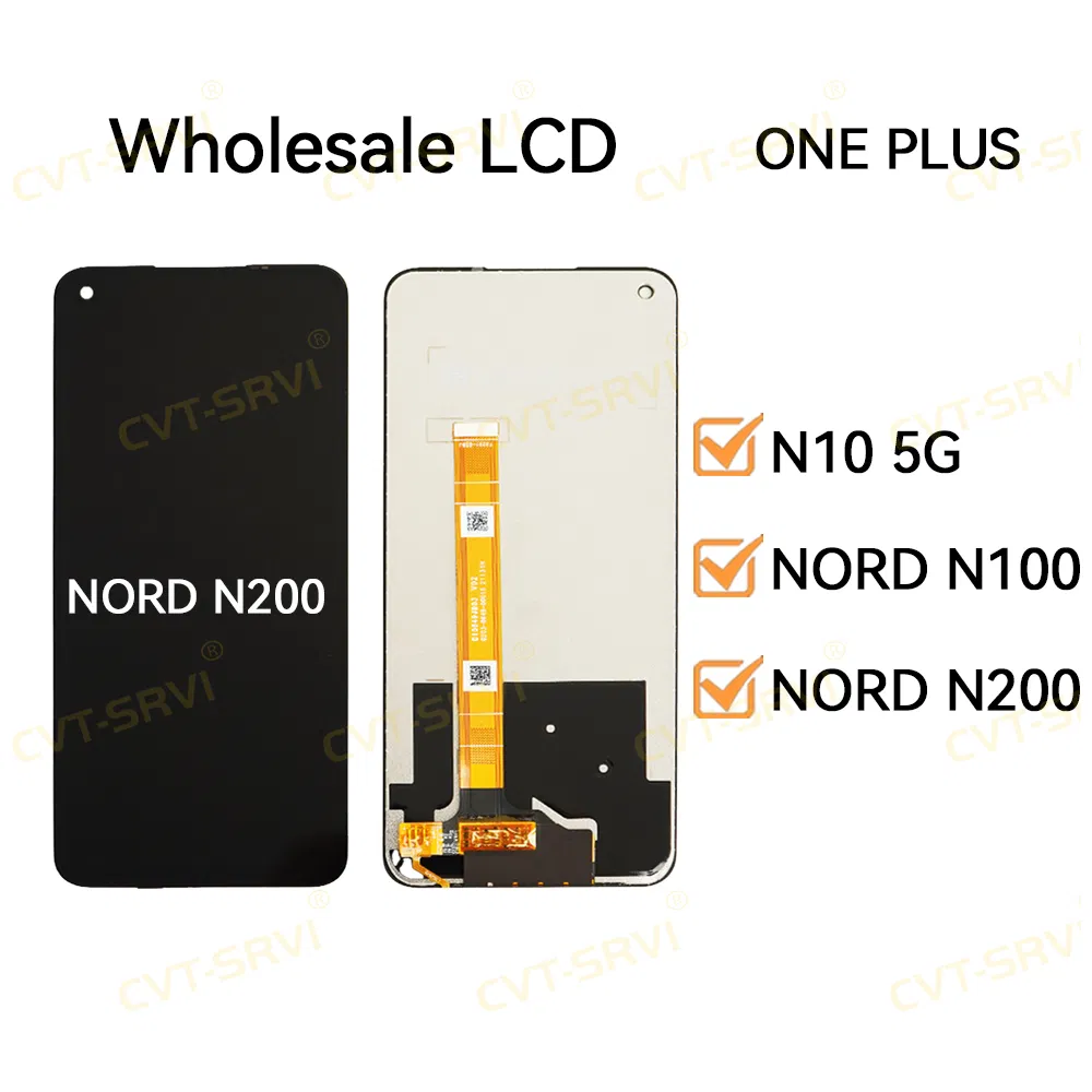 CVT-Srvi Original Gx OLED Mobile Phone LCD Screen for One Plus Nord N200/N100/N300/N10/N20/N30 Display Repuesto