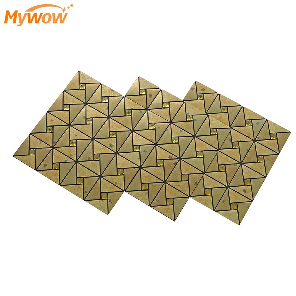 Мозаика MyWow Silver для кухни и ванной, самоклеящаяся