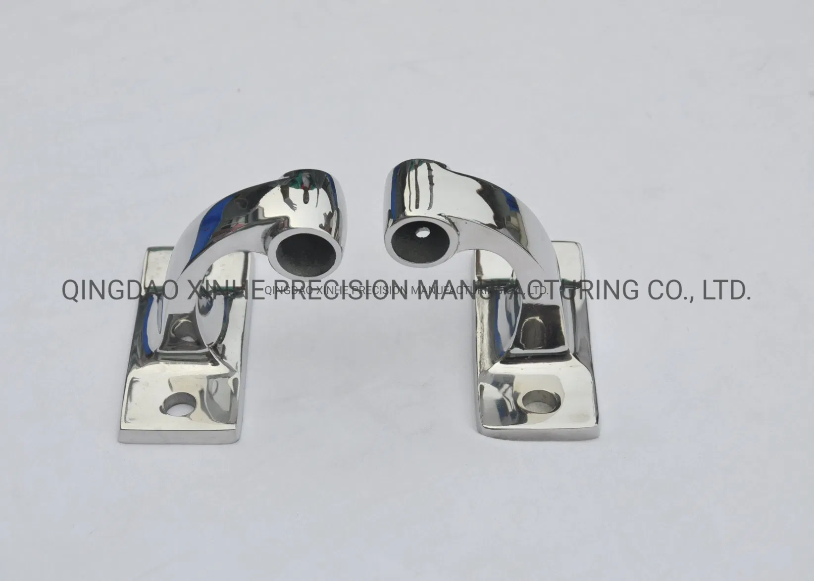 Custom 304/316 Stainless Steel Curtain Wall Fittings Stair Handrail Glass Spider