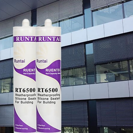 Neutral RTV Silicone Glue 600ml Sausage Package Adhesive Silicone Sealant for Curtain Wall From Construction Adhesive