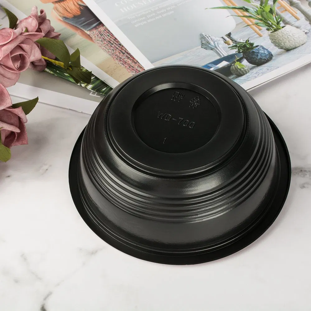 Disposable Takeaway Microwavable Plastic Food Container with Lid