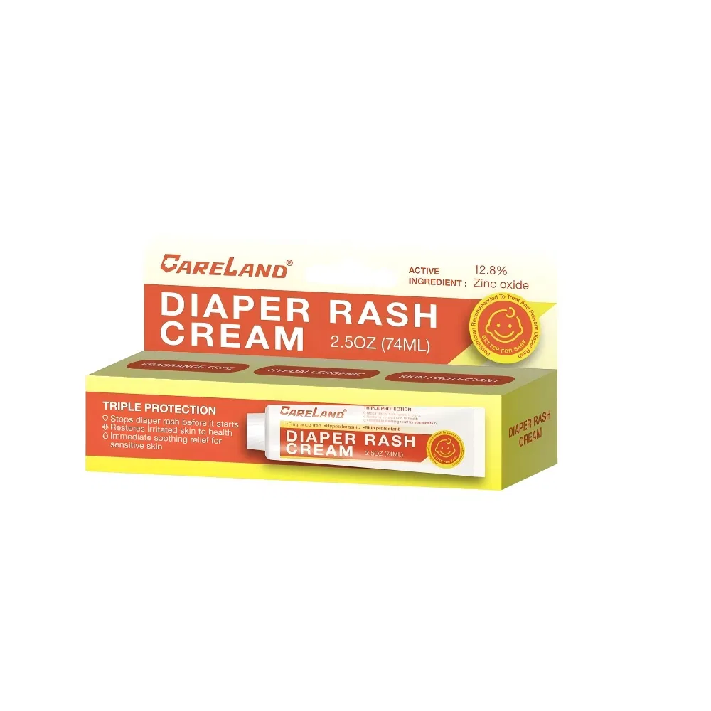 Factory Direct Pricing Baby Nappy Diaper Rash Cream Gentle Hypoallergenic Cream with Zinc Oxide for Newborns