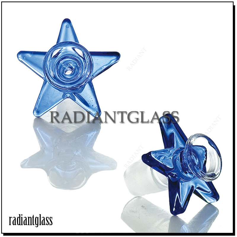 14mm Heavy Bowl Colorful Pentacle Glass Bowl Smoking Accessories