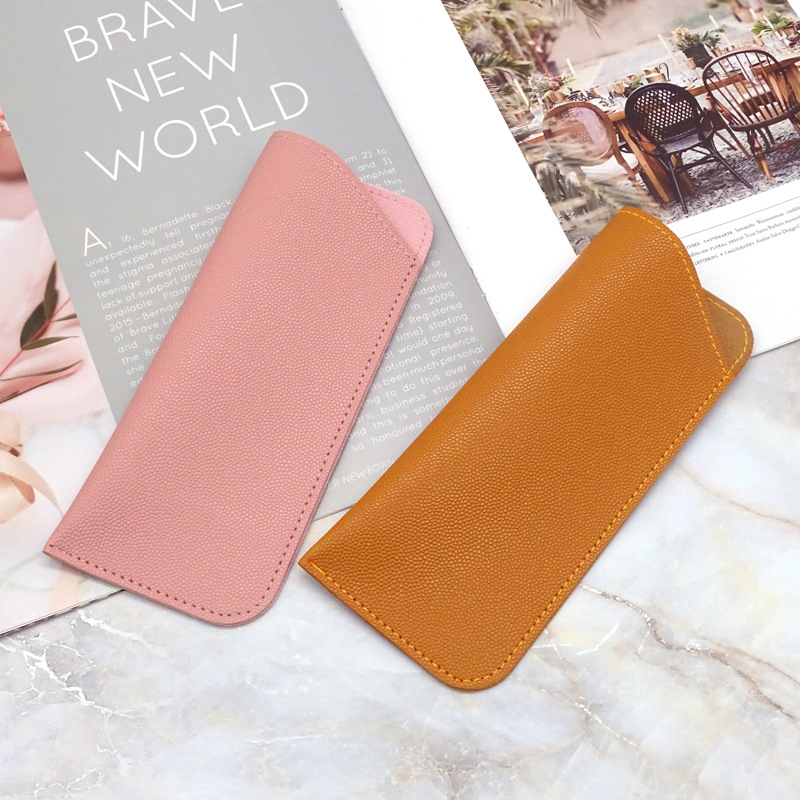 2025 in Stock Cheap Wholesale New Design Colorful Hot Selling Beautiful Reading Glasses Package Bag Custom Logo PU Eyeglasses Case