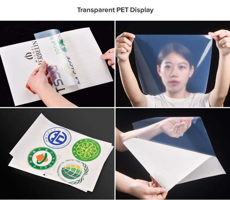 Hot Polyester Pet Rightint Carton A4, OEM Shanghai Heat White Transfer Clear Labels