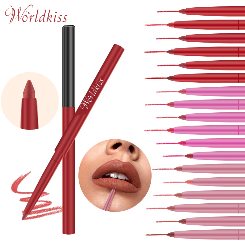 18 Colors Long Lasting Waterproof Smooth Matte Lip Liner Pencil Set