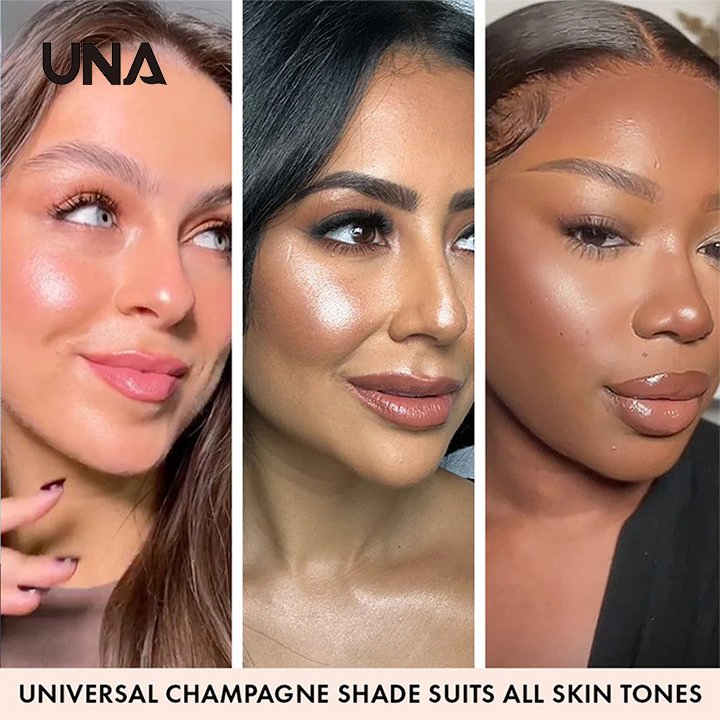Custom Wholesale Cosmetic Private Label Highlighter Makeup Highlight Palette Face High Pigment Single Shimmer Highlighter