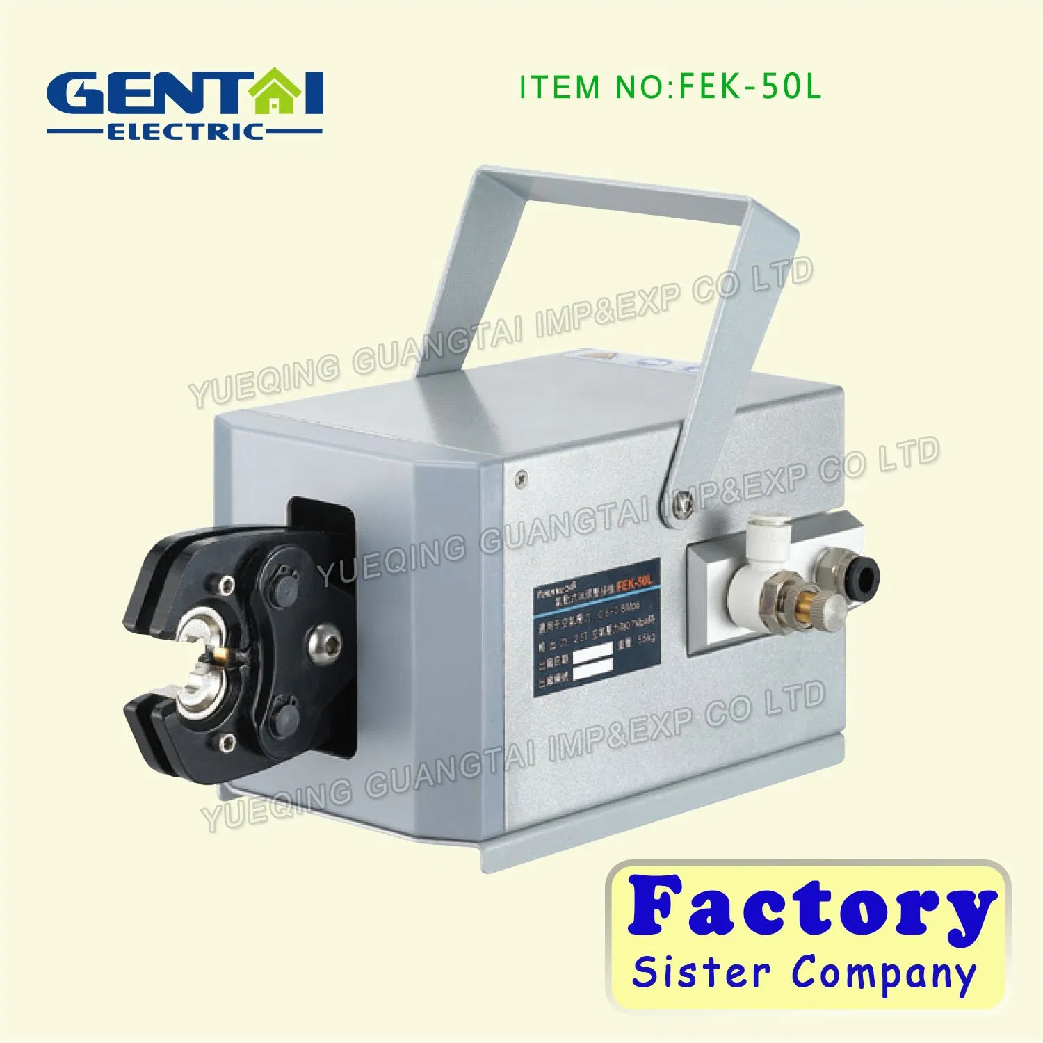 Crimping 50mm2 Pneumatic Multi Function Terminal Crimping Machine Fek-06m