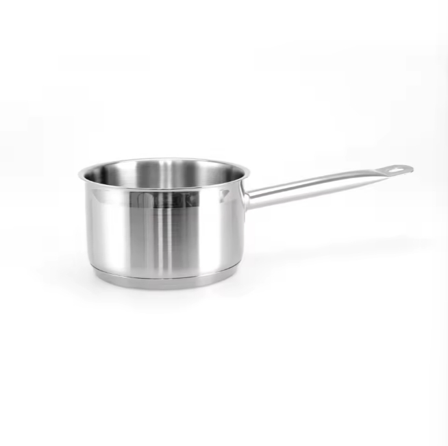 Factory Direct Eco-Friendly Stainless Steel Sauce Pan Gas Stove Compatible for Restaurant Kitchen Use Cookware Sets