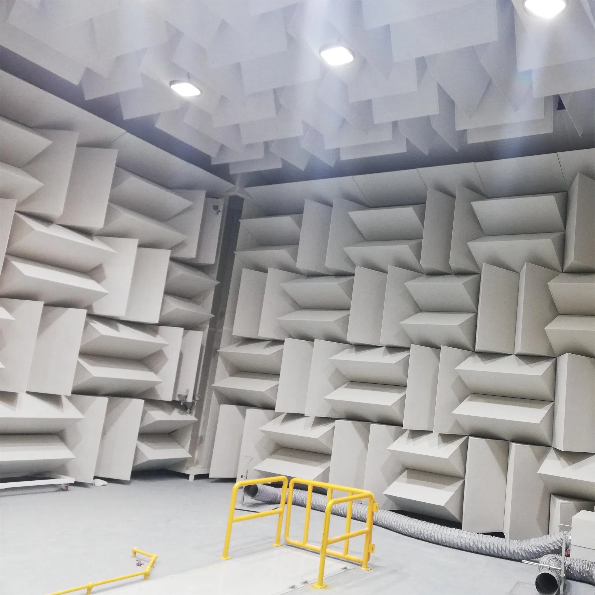 Metal Acoustic Wedge Studio Soundproofing Wall Tiles Wood Wool Ceiling Tiles Liner Solutions Chamber