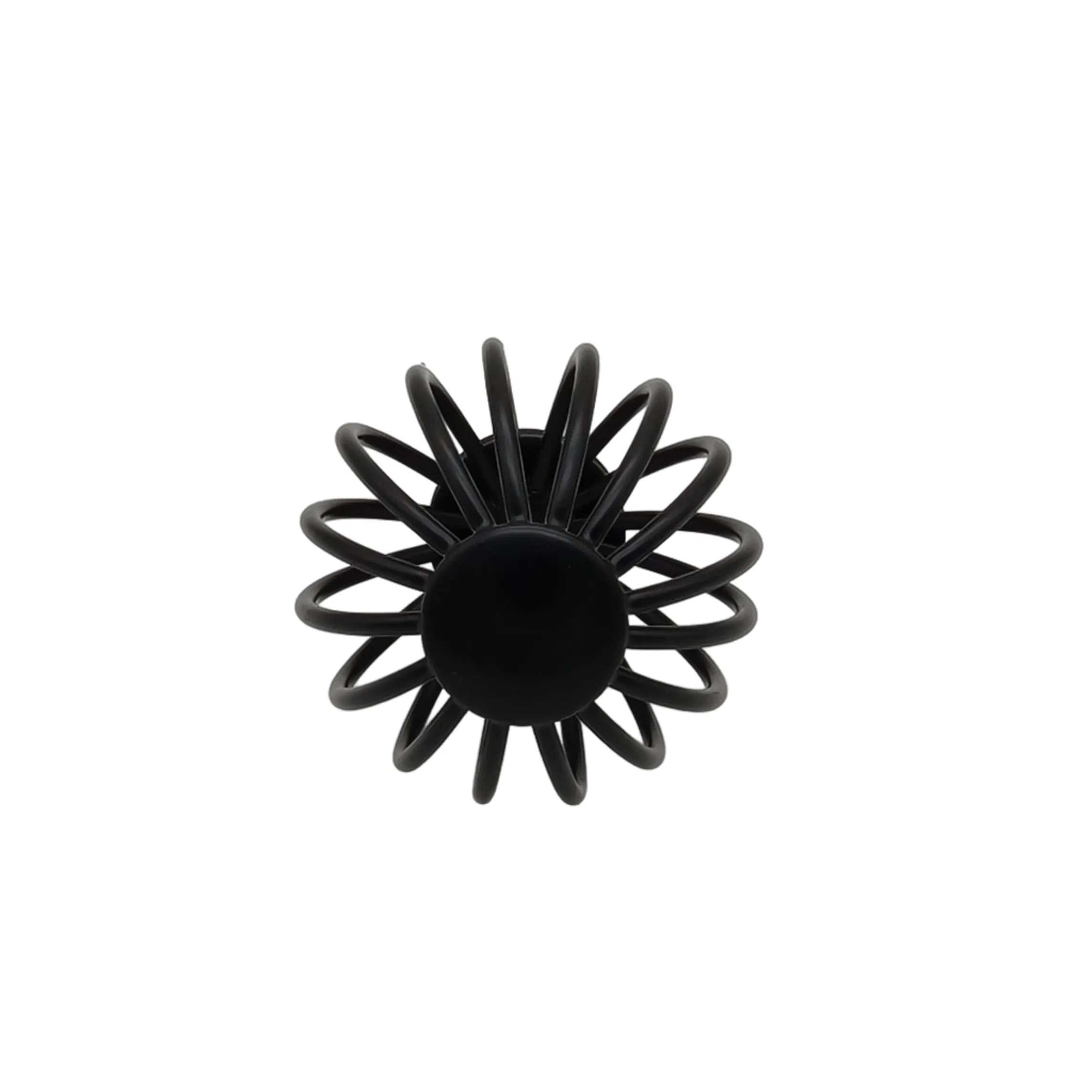 Custom 55*70mm Round Black Finials for Curtain Rod Ends