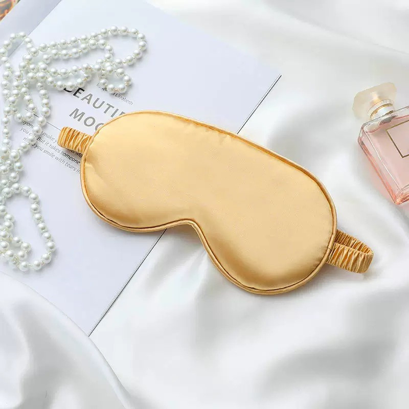 Luxury Satin Silk Sleep Eye Mask for Beauty Rest and Travel