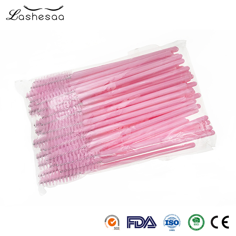 Mengfan Makeup Brushes Set China Cosmetic Brushes Manufacturers Customize Disposable Makeup Tools Flat Handle Eyelash Brushes Wholesale Eyelash Brush Cleaner